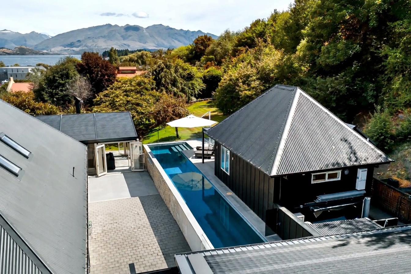 The Pavilion and heated pool at Mishika Retreat